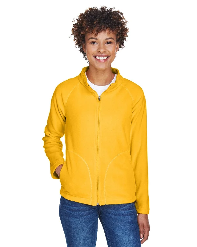 Team 365 Ladies Campus Microfleece Jacket | Sport Ath Gold Women's winter-ready jackets