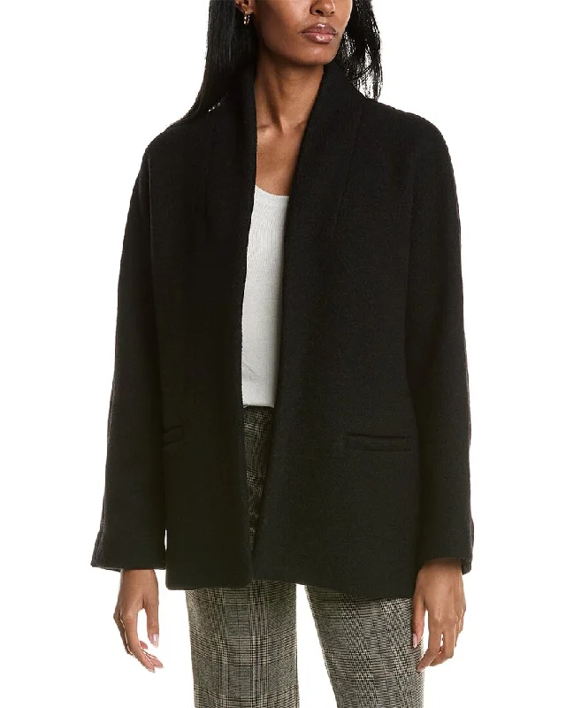 ba&sh Wool Coat Single Button Blazer