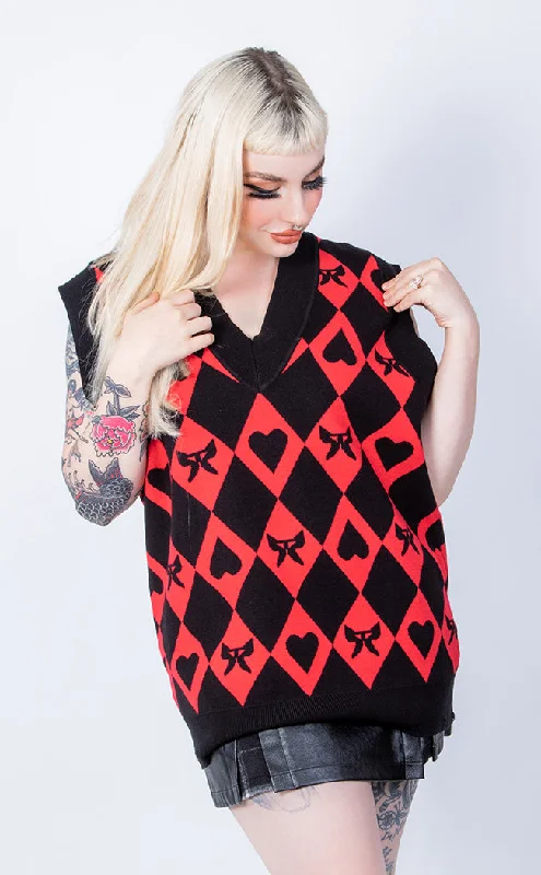 Harlequin Checkered Vest