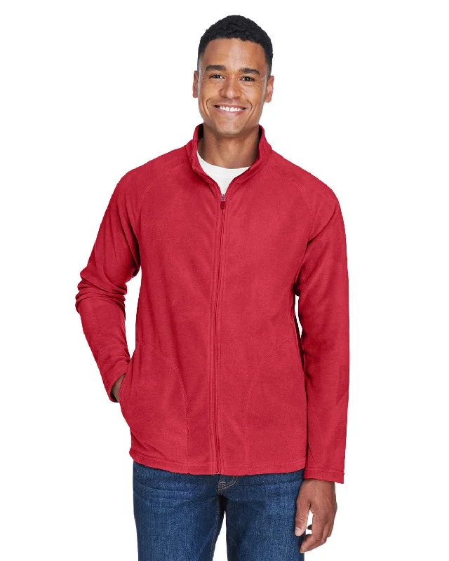 Team 365 Mens Campus Microfleece Jacket | Sport Red Women's quilted jackets