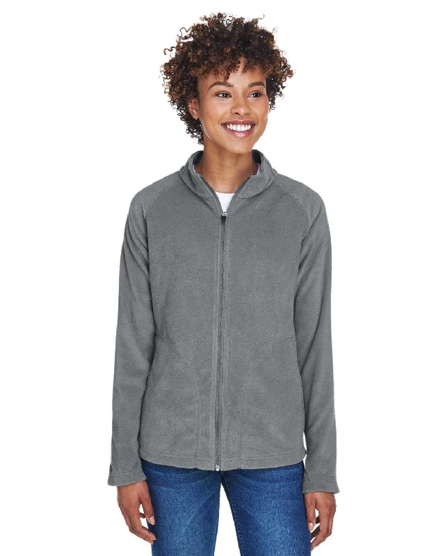 Team 365 Ladies Campus Microfleece Jacket | Sport Graphite Women's windproof jackets