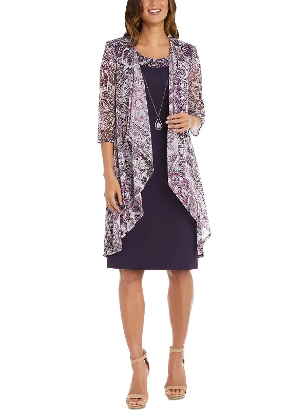 Womens Mesh Printed Duster Blazer Printed Women’s Blazer