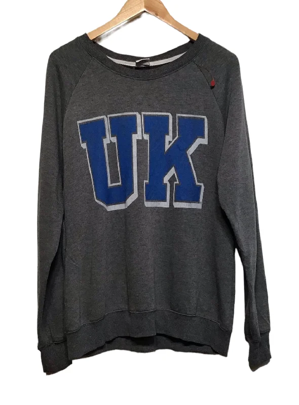 UK Print Sweatshirt (Size M) Casual Pullover Hoodies