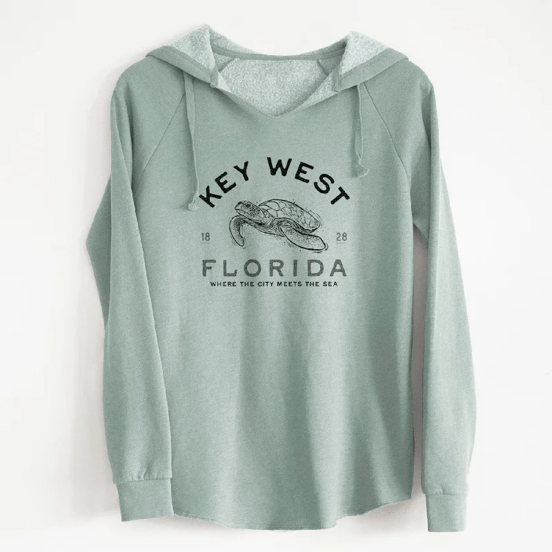 Key West Florida Sea Turtle - Cali Wave Hooded Sweatshirt Comfort Hoodie Sweatshirt