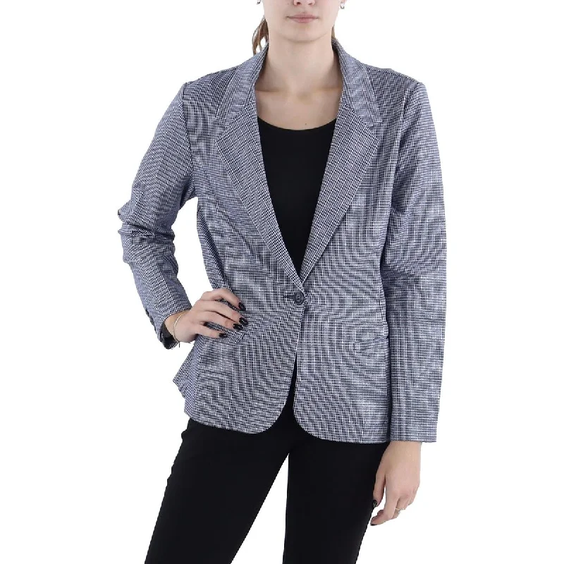 Womens Fitted Formal One-Button Blazer Professional Women’s Blazer