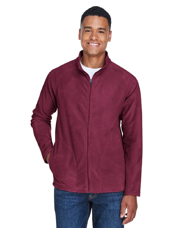 Team 365 Mens Campus Microfleece Jacket | Sport Maroon Women's gym jackets