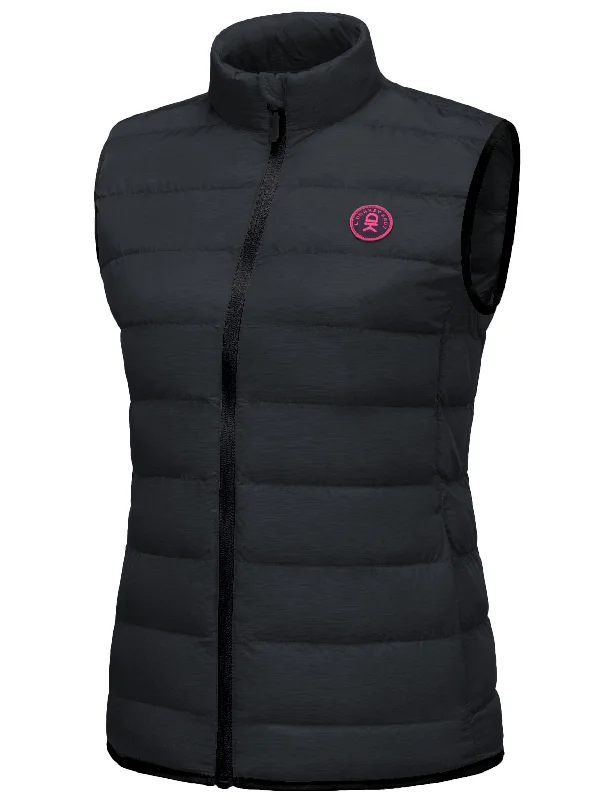 Women's Lightweight Puffer Vest Winter Warm Sleeveless Jacket for Casual Travel Golf Hiking