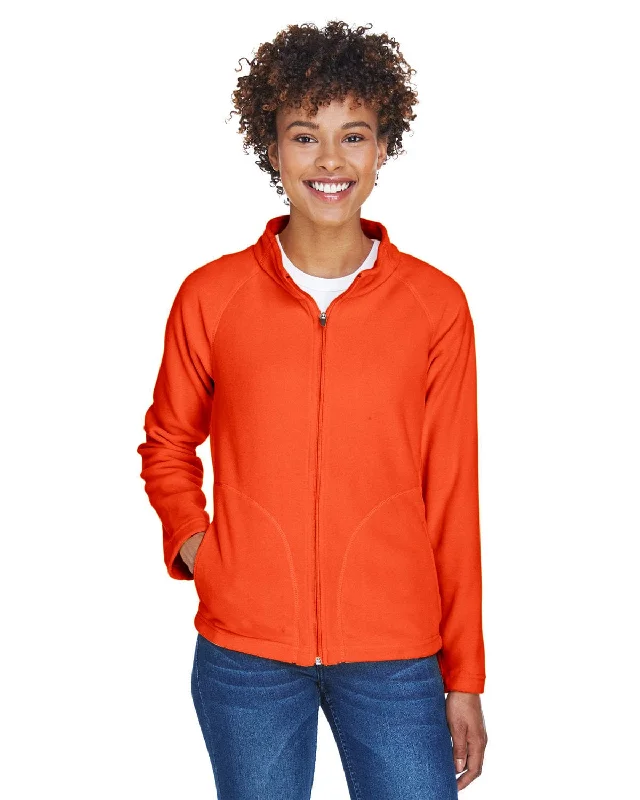 Team 365 Ladies Campus Microfleece Jacket | Sport Orange Women's stylish jackets