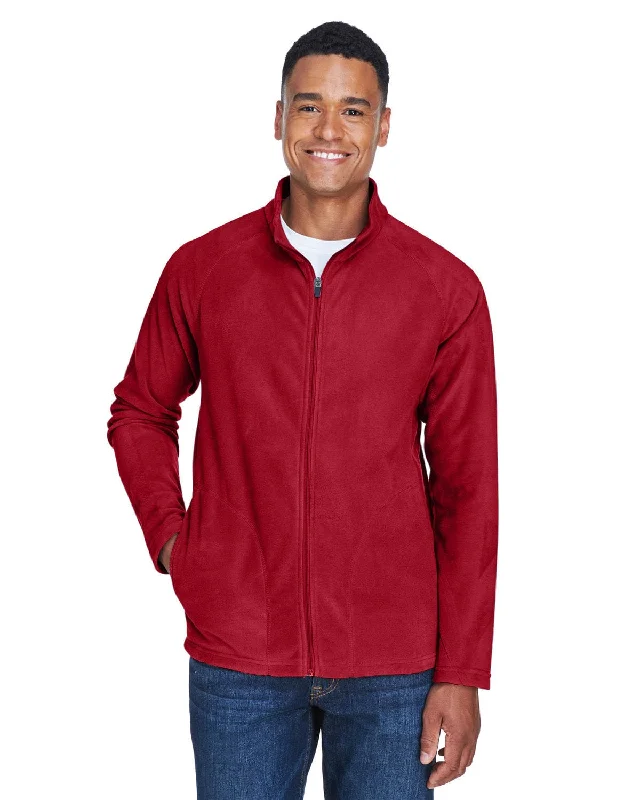 Team 365 Mens Campus Microfleece Jacket | Sp Scarlet Red Women's elegant jackets