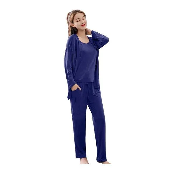 Vintage 3 Piece Night-Dress Women's pajama sets