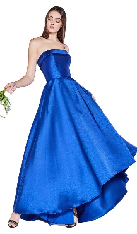 Ladivine 5277 - Strapless High Low Hem Gown Bridesmaid Dresses Cheap party dresses