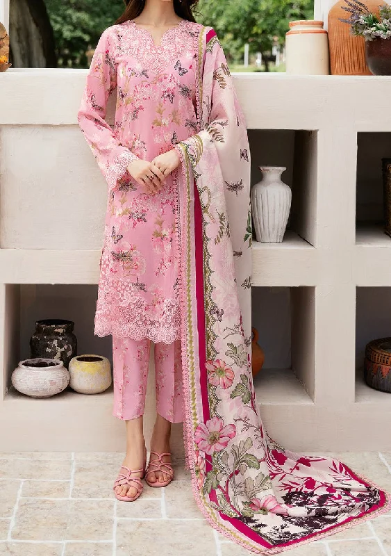 Ramsha Rangrez Embroidered Printed Lawn Dress Luxury floral dresses