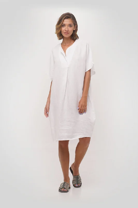 Padar Linen Dress White Fashionable unclassified dresses