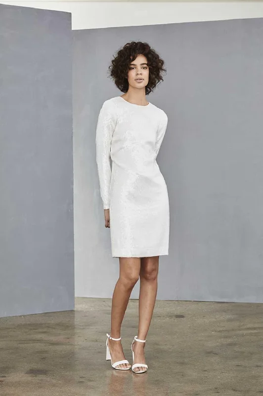 Amsale Little White Dress "LW130" Lightweight unclassified dresses