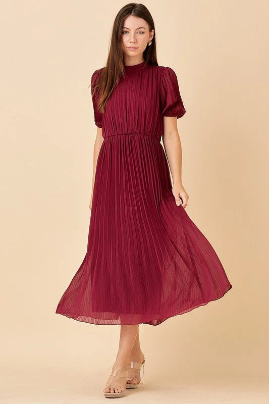 Barcelona Pleated Dress Bold pattern unclassified dresses