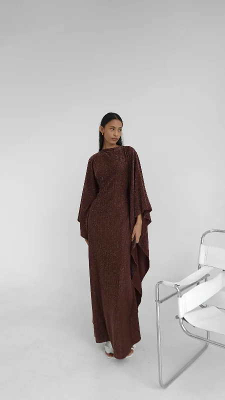 Chocolate Brown Kaftan Dress | ships between Dec 12-27 Smocked unclassified dresses