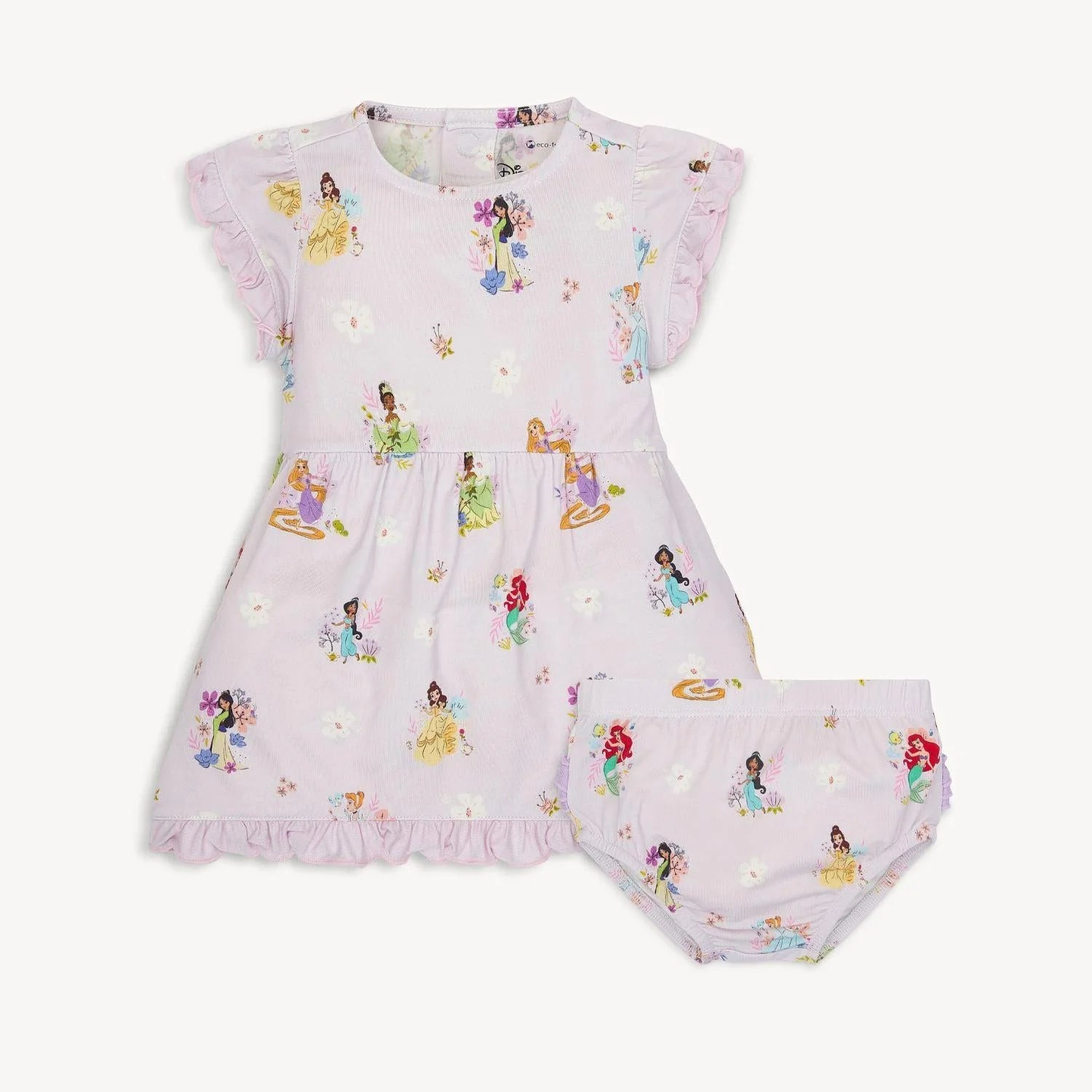 Disney Princess Modal Baby Dress & Diaper Cover Set by Magnetic Me Lace unclassified dresses