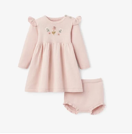 Flower Dress With Bloomer Set by Baby Needs/Elegant Baby Winter unclassified dresses