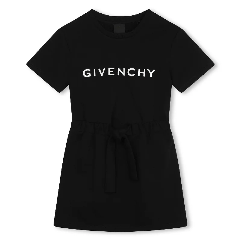 Black Logo Dress Casual unclassified dresses