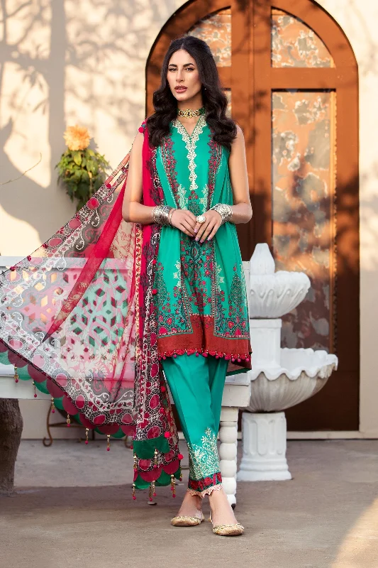 Maria. B 3 Piece Unstitched Lawn Suit MPT-1312-A Printed unclassified dresses