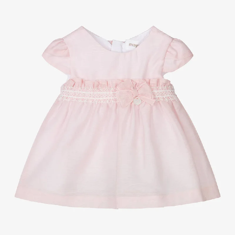 Pink Ruffle Teacup Dress Striped unclassified dresses