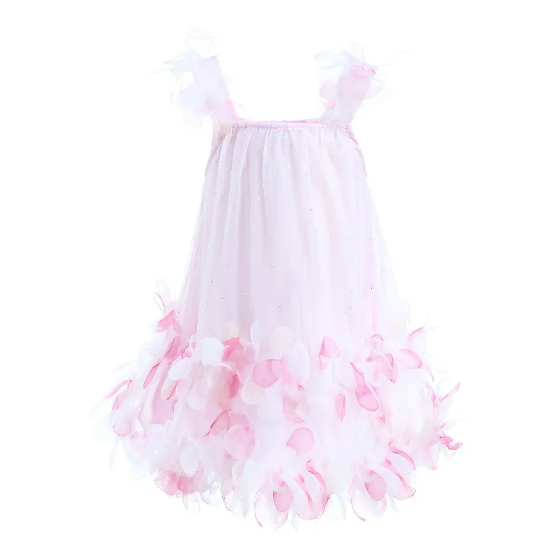 Pink Bubblegum Ruffle Dress Cocktail unclassified dresses