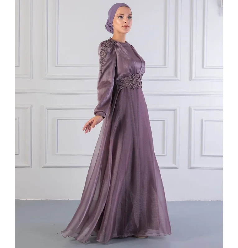 Modest Formal Embellished Dress G489 Lilac Graduation unclassified dresses