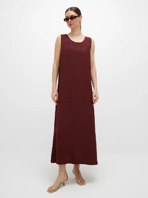 Rabea Dress - Burgundy Lightweight unclassified dresses