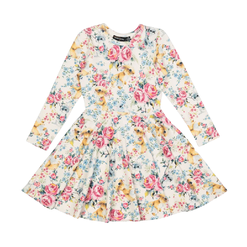 Rose Bunny Waisted Dress by Rock Your Baby Party unclassified dresses