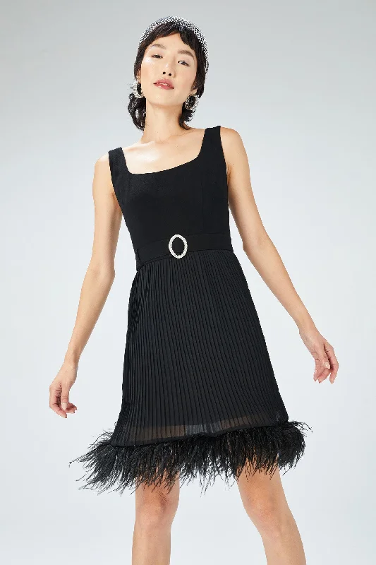 Suki Feather Dress Spring unclassified dresses