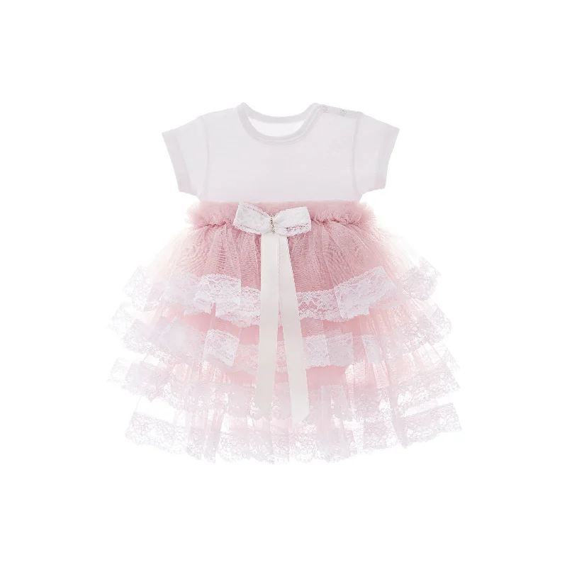 Lilac Bella Vina Ruffle Babysuit Dress Preppy unclassified dresses