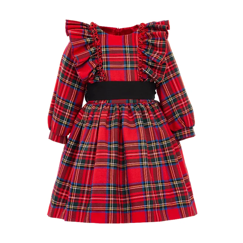 Red Pepperlane Plaid Dress Cocktail unclassified dresses